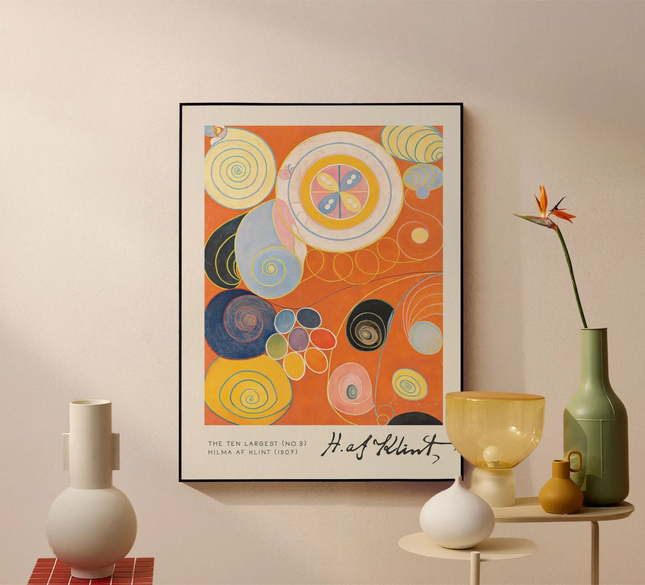 Hilma Af Klint - I dieci più grandi (n. 3) plexiglass da Mirei Aguerro