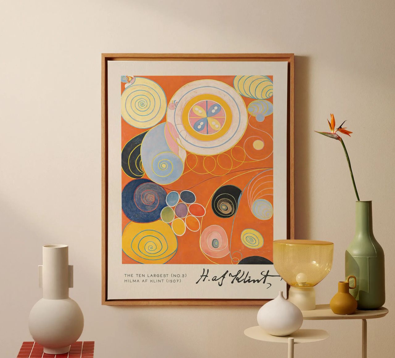 Hilma Af Klint - The Ten Largest (No.3) canvas by Mirei Aguerro