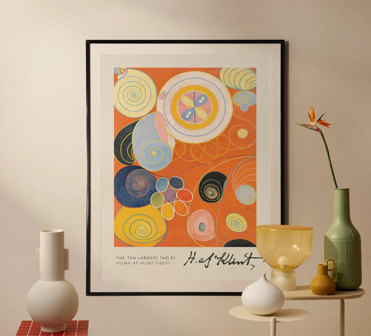 Hilma Af Klint - Los diez mayores (nº 3) hahnemühle de Mirei Aguerro