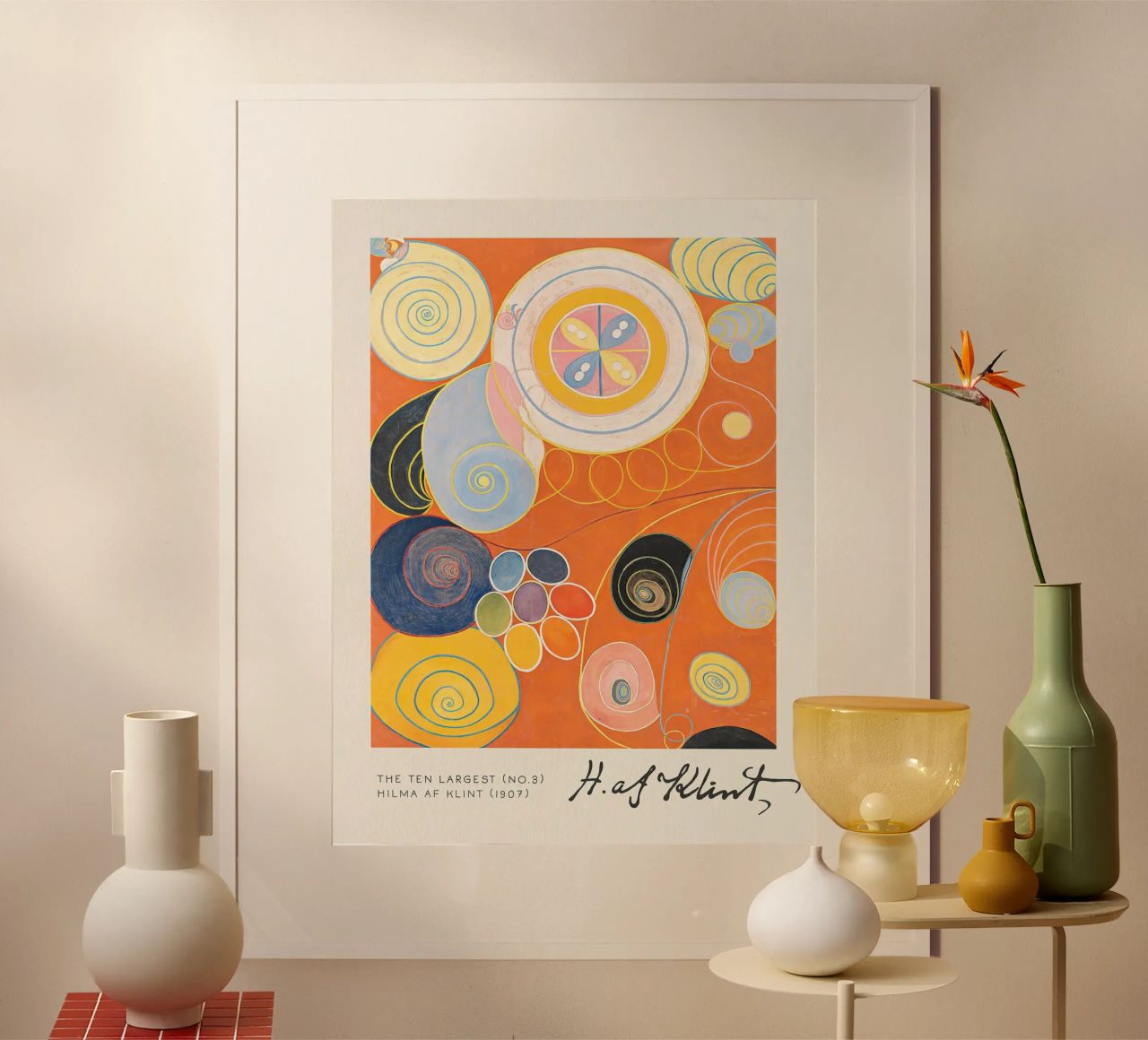 Hilma Af Klint - The Ten Largest (No.3) poster by Mirei Aguerro