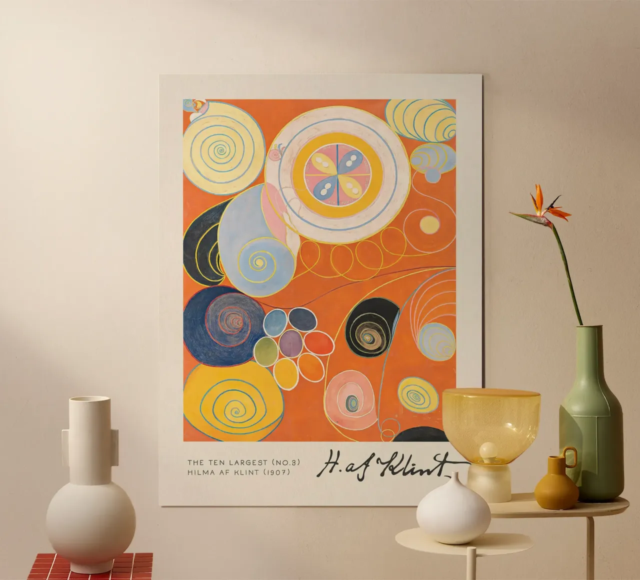 Hilma Af Klint - Los diez mayores (nº 3) hahnemühle de Mirei Aguerro