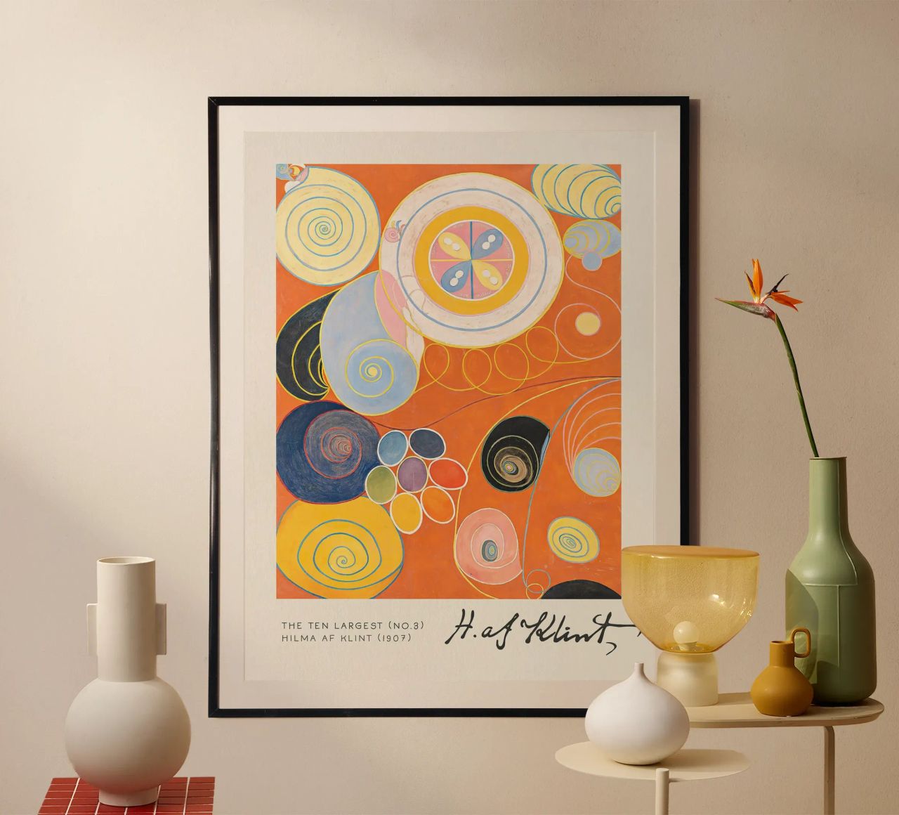 Hilma Af Klint - The Ten Largest (No.3) poster by Mirei Aguerro