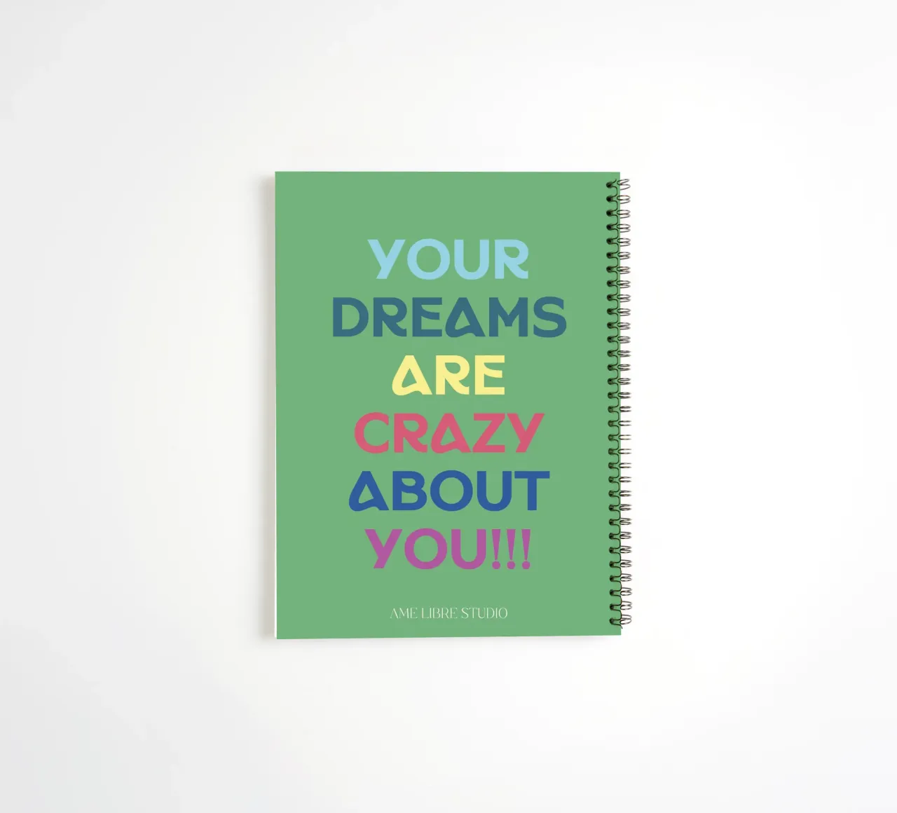 🦚 spiral notebook by MENTHE SAUVAGE