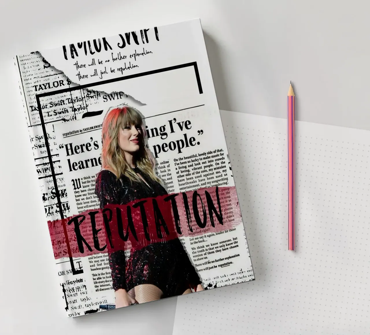 La plus belle réputation de Swift carnet de notes de AARON