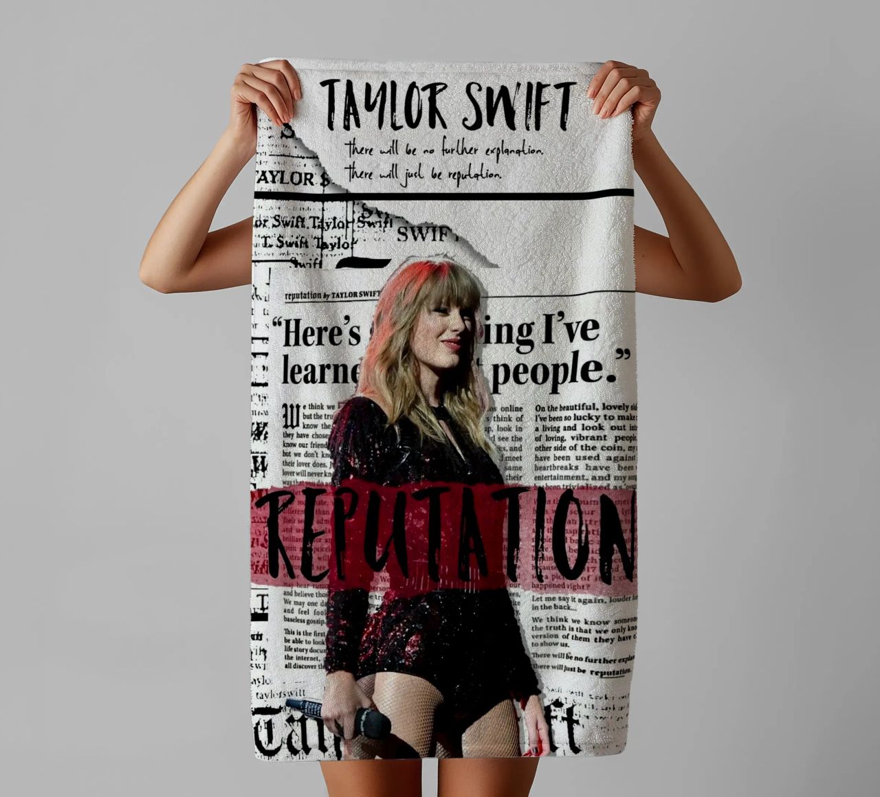 The Most Beautiful Reputation Swift towel by AARON