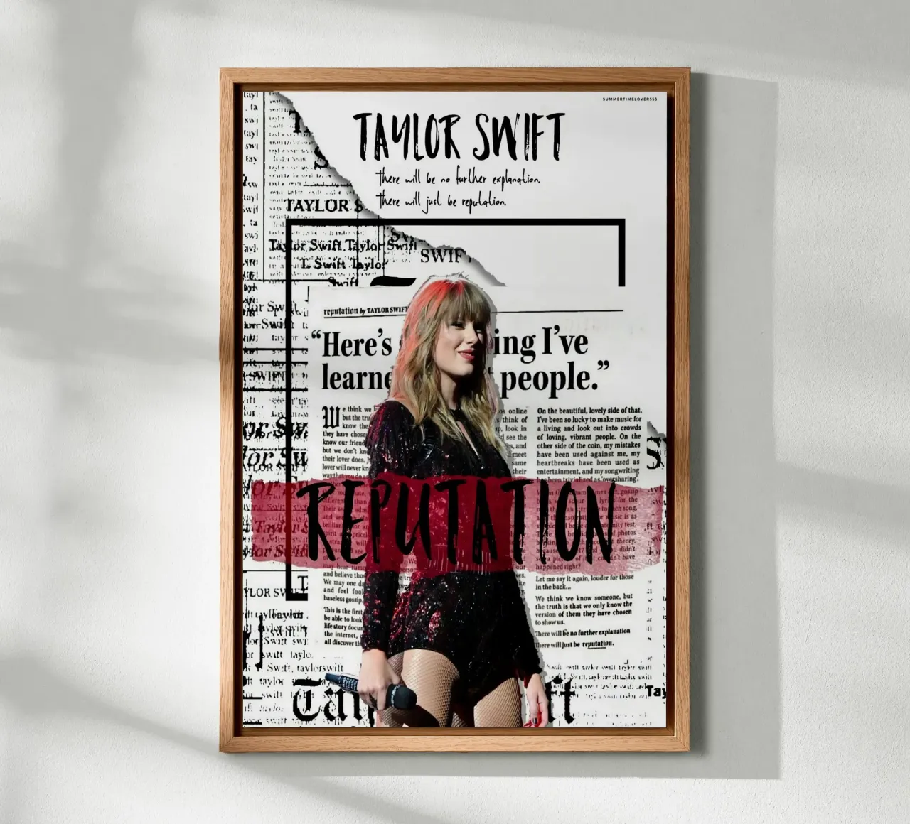 De mooiste reputatie Swift canvas van AARON