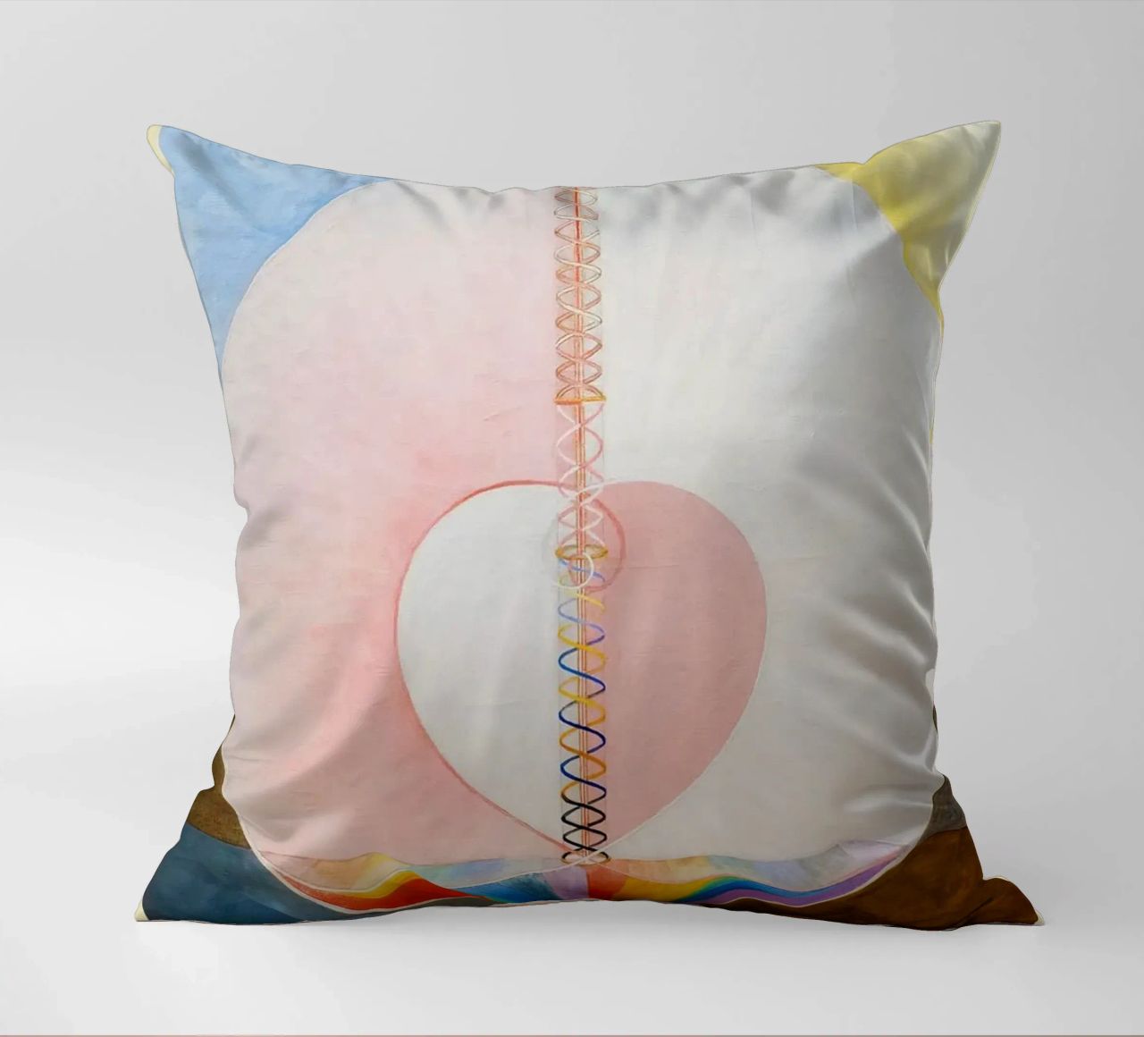 Hilma Af Klint - The Dove (No.1) decorative cushion by Kimtoth Skrzypek