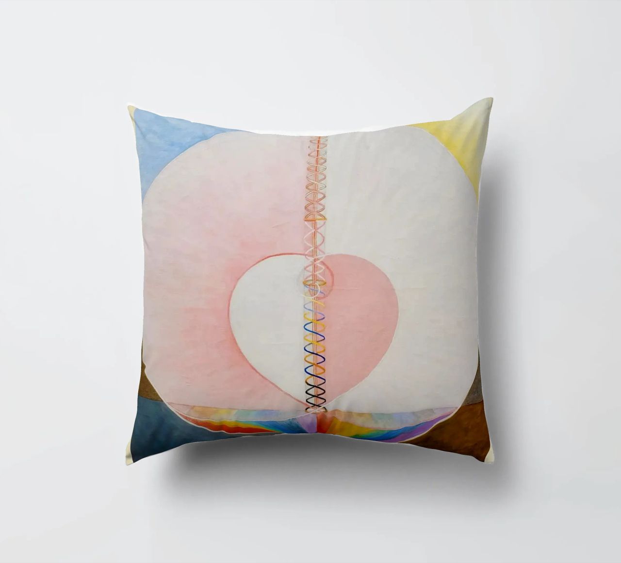 Hilma Af Klint - The Dove (No.1) decorative cushion by Kimtoth Skrzypek