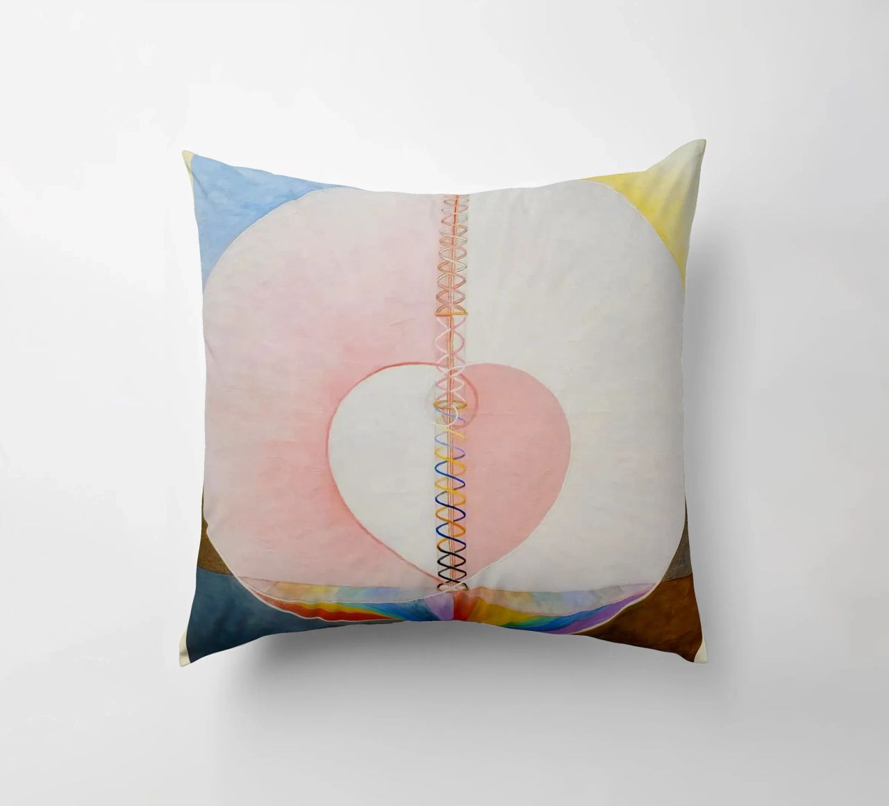 Hilma Af Klint - The Dove (No.1) decorative cushion by Kimtoth Skrzypek