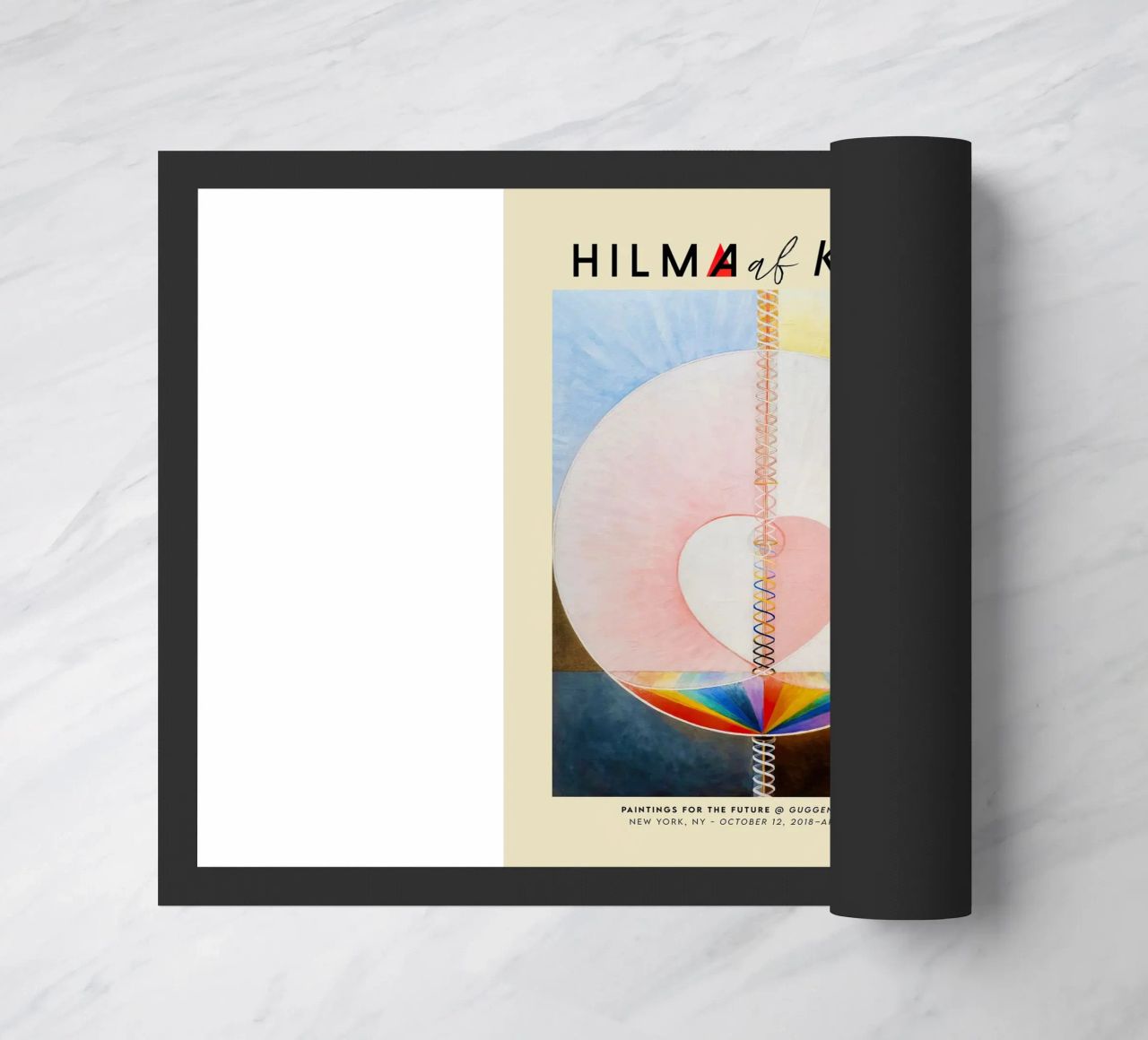 Hilma Af Klint - The Dove (No.1) doormat by Kimtoth Skrzypek