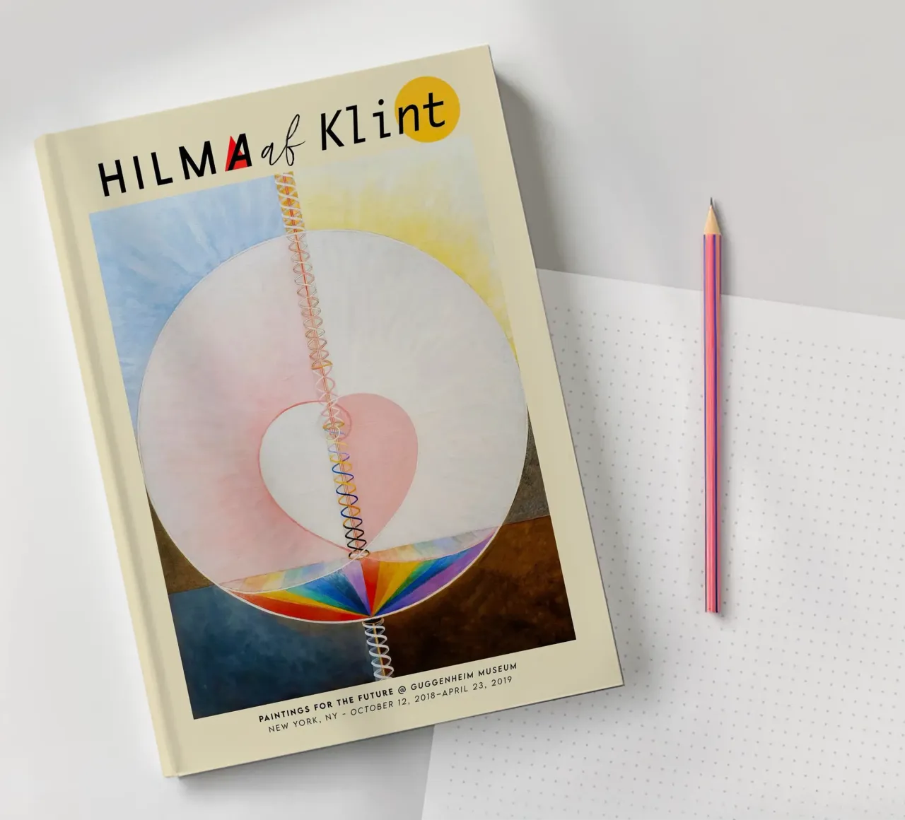 Hilma Af Klint - Die Taube (Nr.1) Notizbuch von Kimtoth Skrzypek