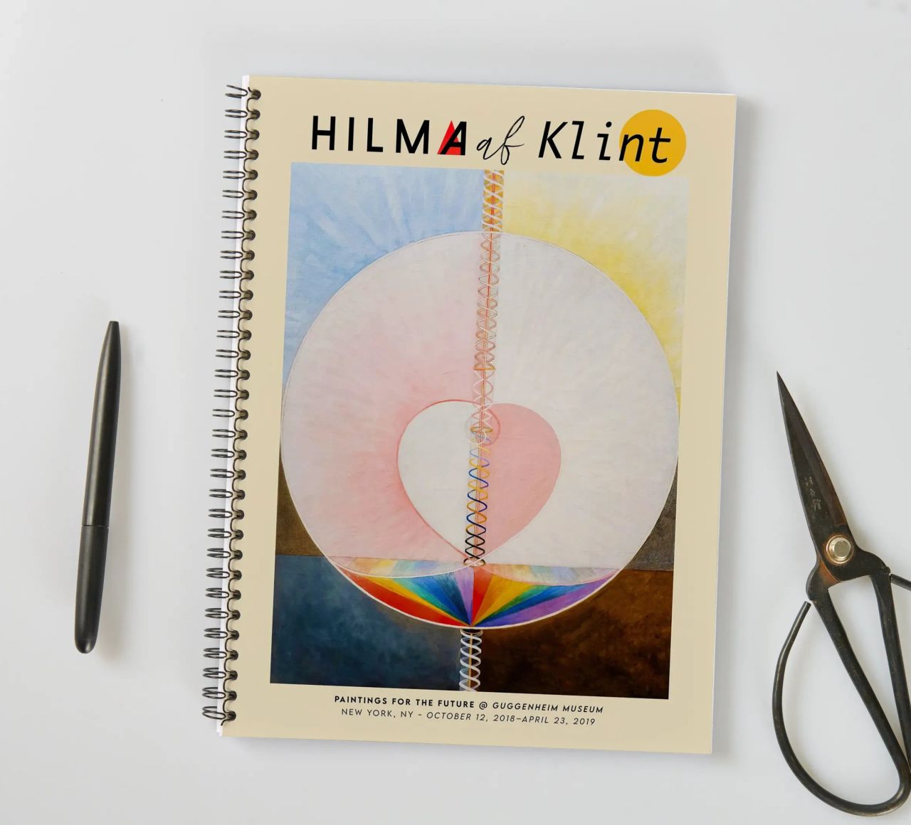 Hilma Af Klint - The Dove (No.1) spiral notebook by Kimtoth Skrzypek