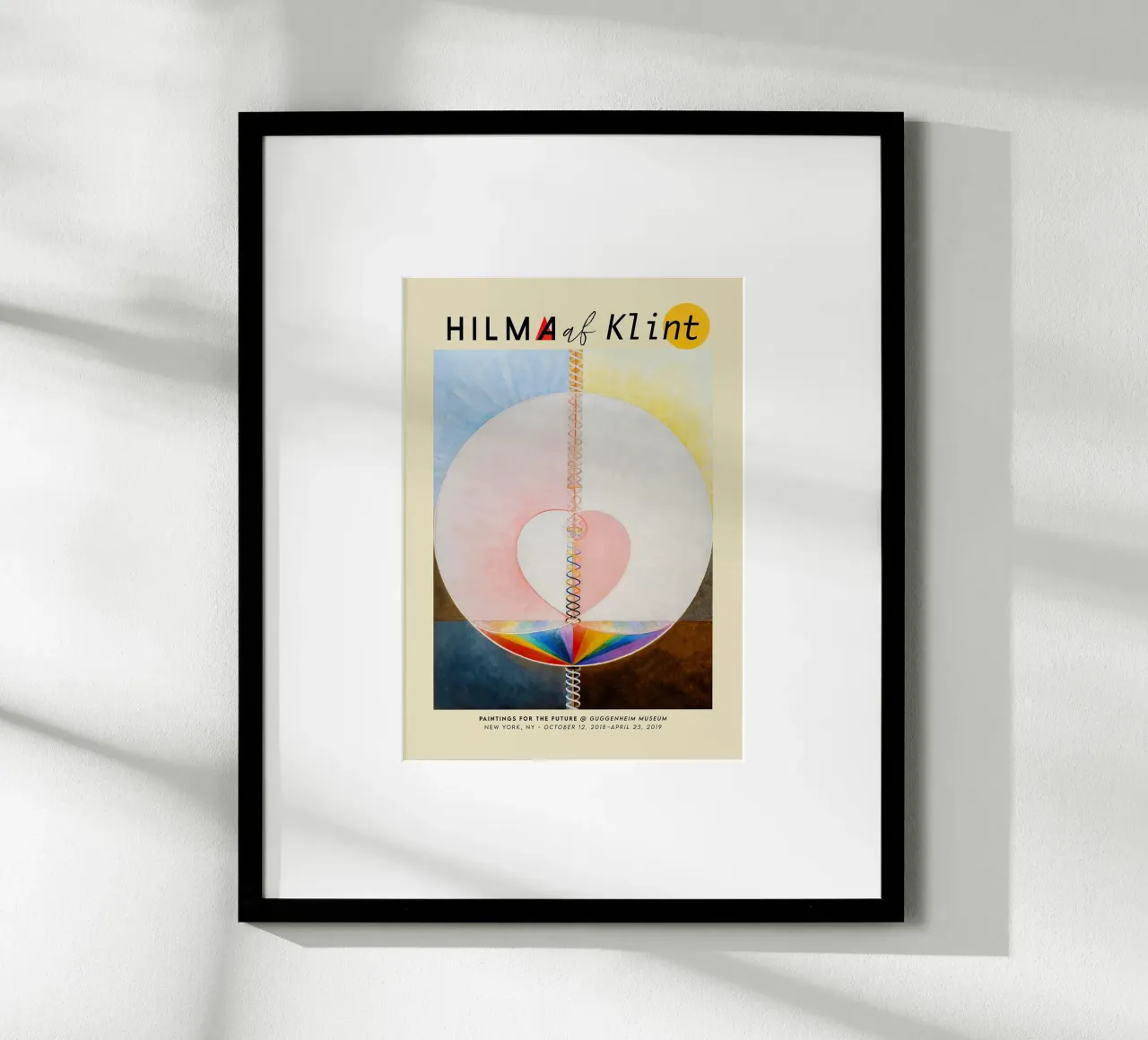 Hilma Af Klint - La colomba (n. 1) poster da Kimtoth Skrzypek