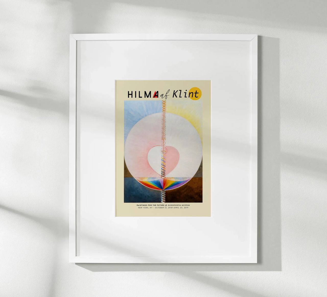 Hilma Af Klint - The Dove (No.1) poster by Kimtoth Skrzypek