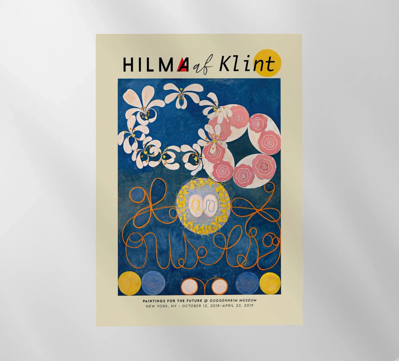 Hilma Af Klint - I dieci più grandi (n. 1) pellicola backlit da Kimtoth Skrzypek