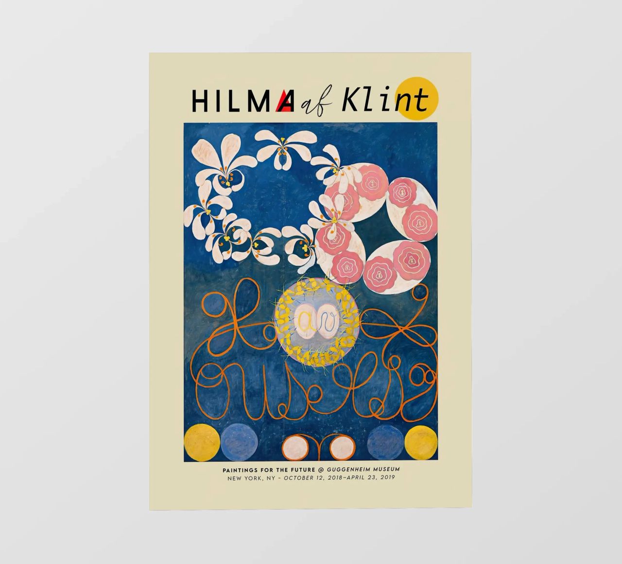 Hilma Af Klint - I dieci più grandi (n. 1) pellicola backlit da Kimtoth Skrzypek