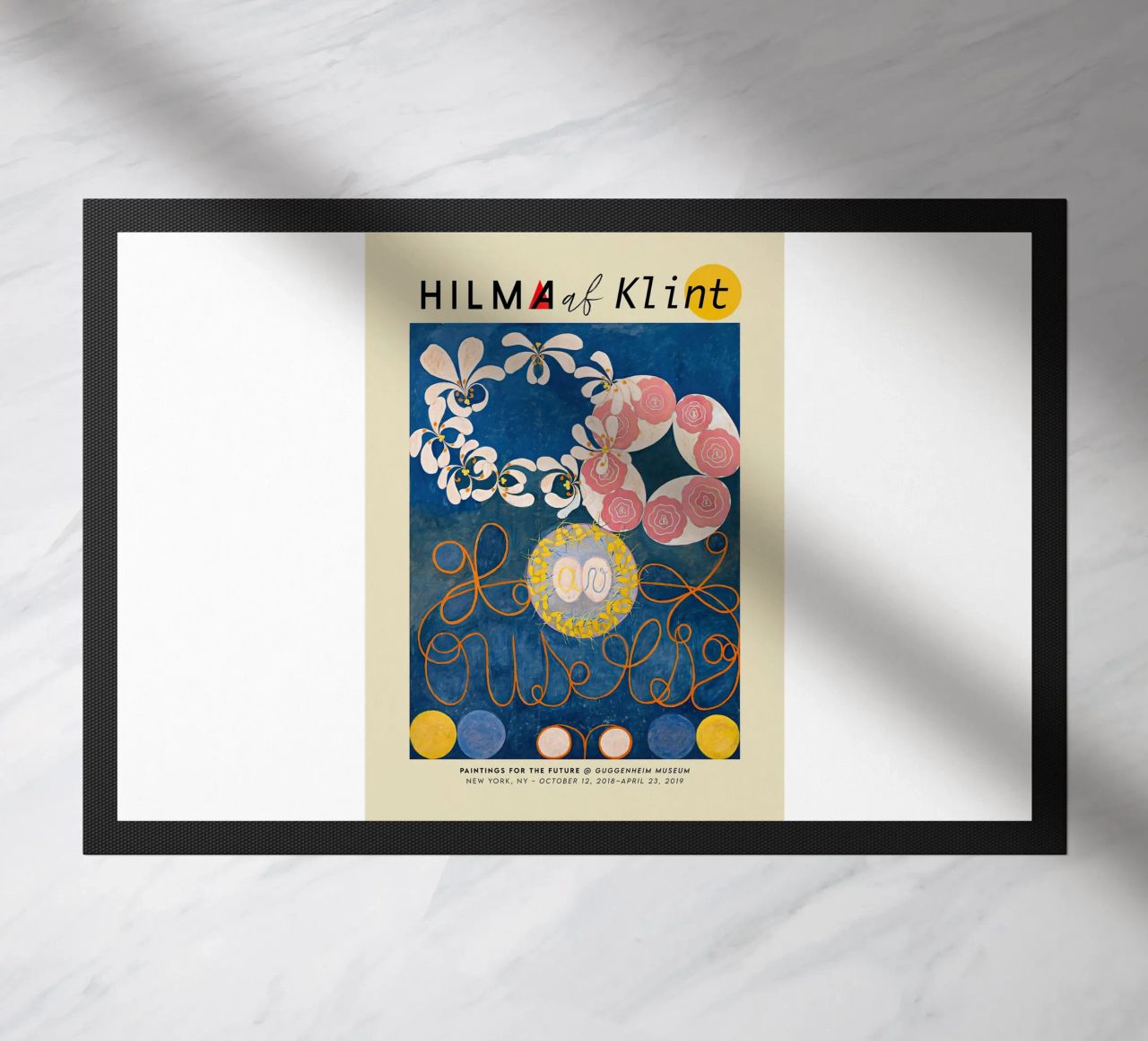 Hilma Af Klint - The Ten Largest (No.1) doormat by Kimtoth Skrzypek