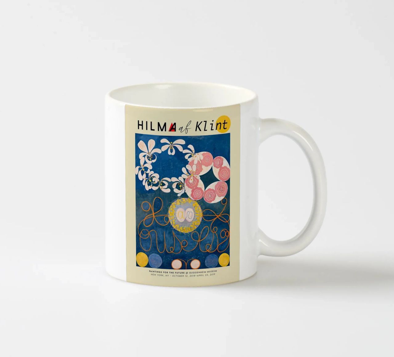 Hilma Af Klint - I dieci più grandi (n. 1) tazza in ceramica da Kimtoth Skrzypek