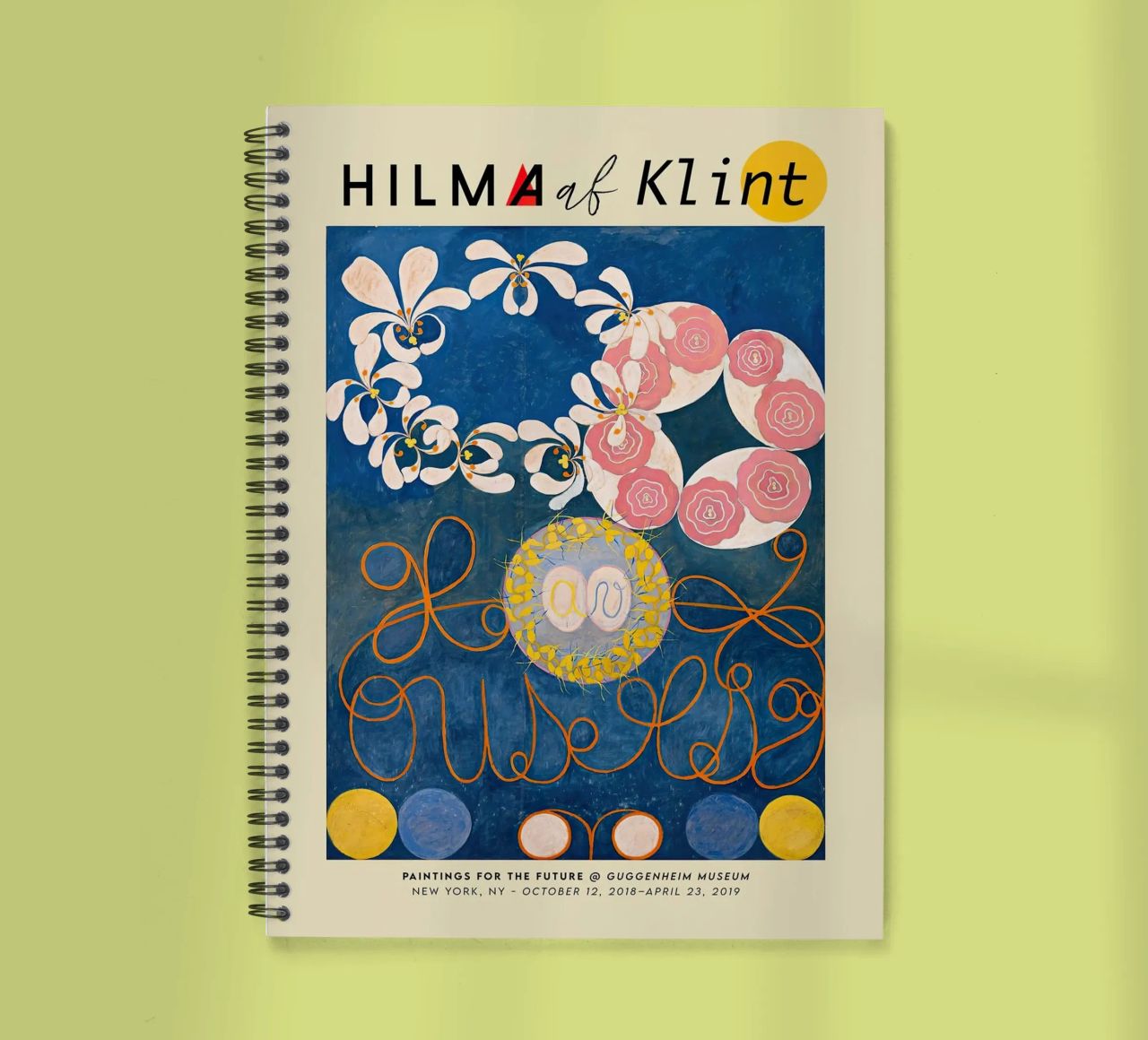 Hilma Af Klint - The Ten Largest (No.1) spiral notebook by Kimtoth Skrzypek