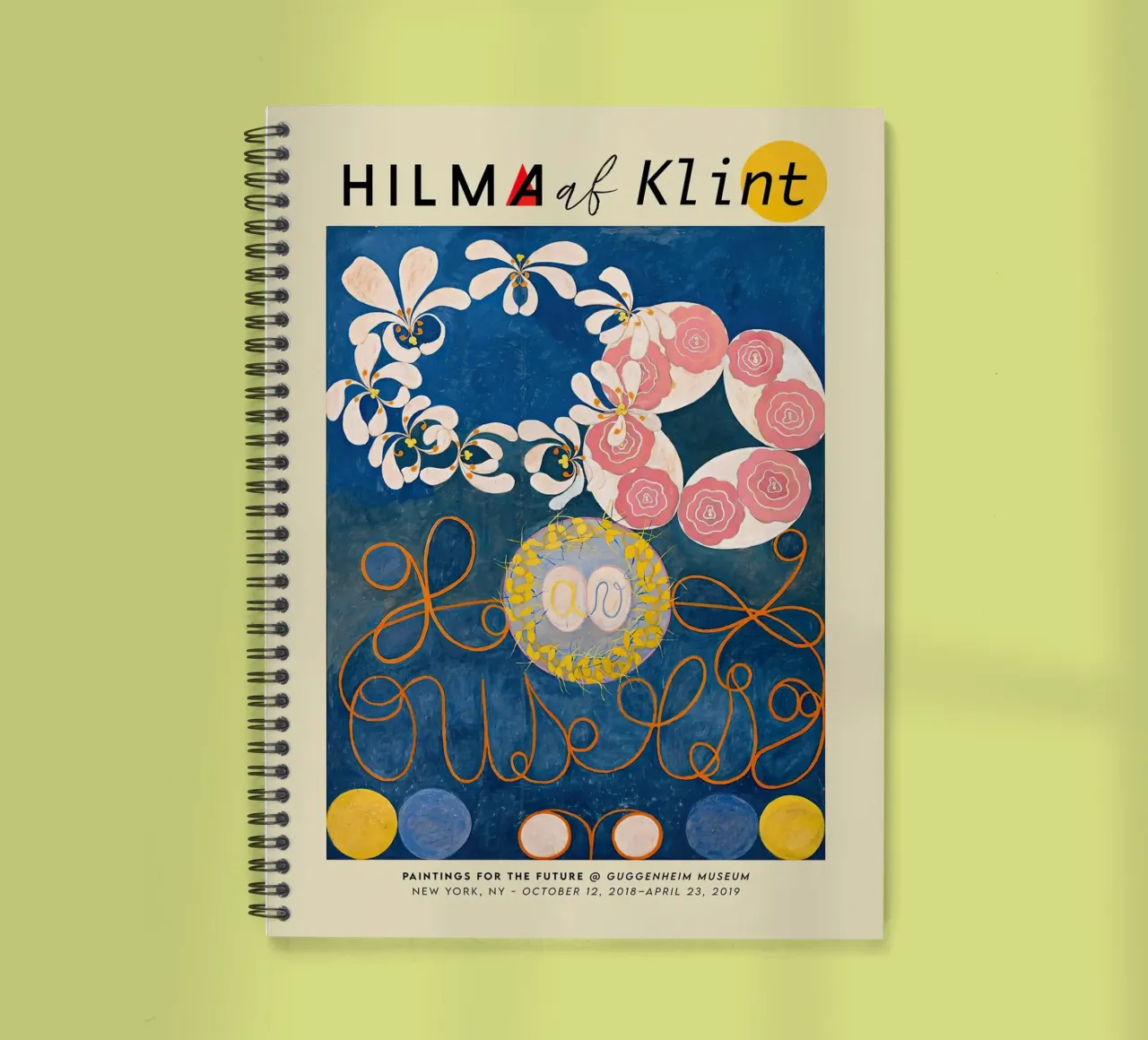 Hilma Af Klint - Los diez mayores (nº 1) cuaderno de espiral de Kimtoth Skrzypek