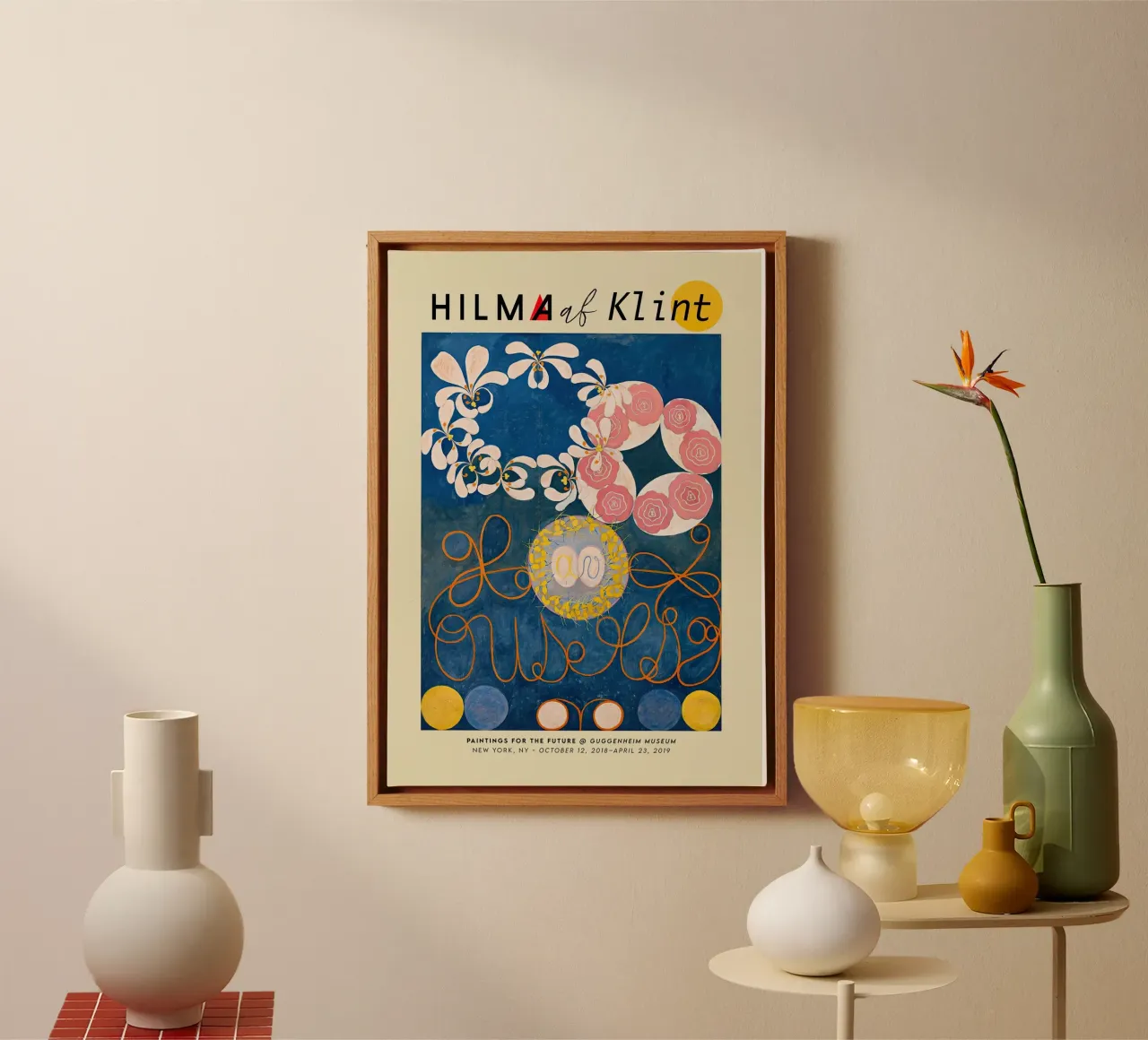 Hilma Af Klint - I dieci più grandi (n. 1) tela da Kimtoth Skrzypek
