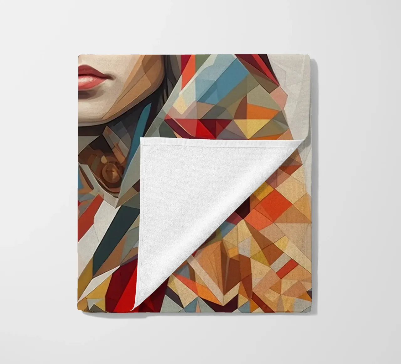 Donna russa geometrica telo mare da Artful Muse