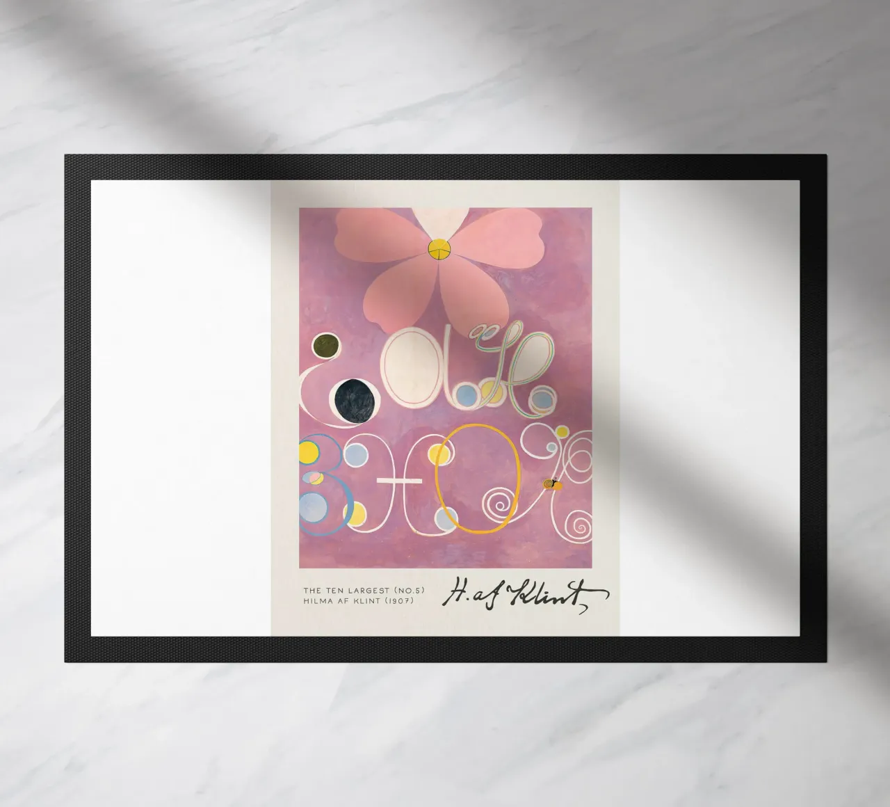 Hilma Af Klint - Los diez mayores (nº 2) felpudo de Kimtoth Skrzypek
