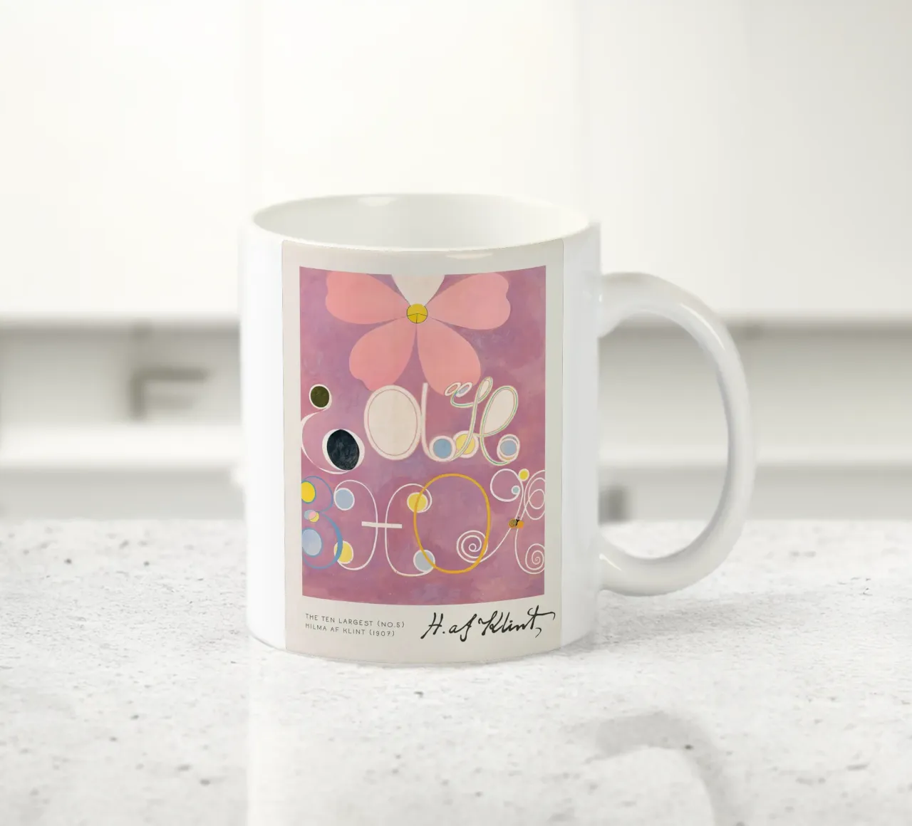 Hilma Af Klint - I dieci più grandi (n. 2) tazza in ceramica da Kimtoth Skrzypek