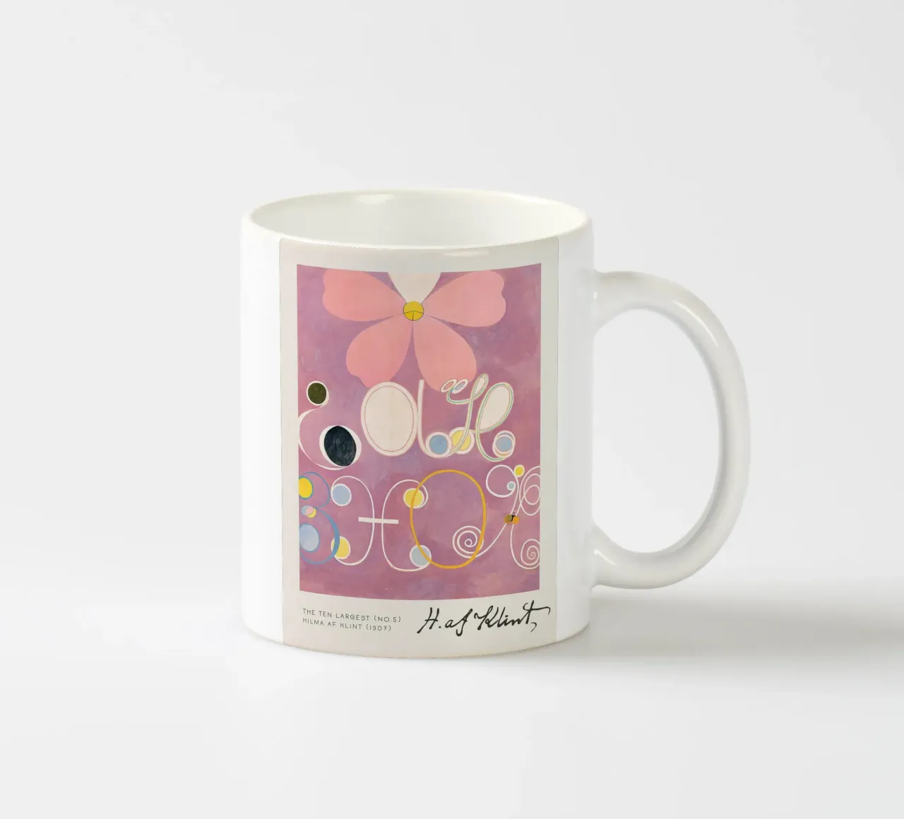 Hilma Af Klint - I dieci più grandi (n. 2) tazza in ceramica da Kimtoth Skrzypek