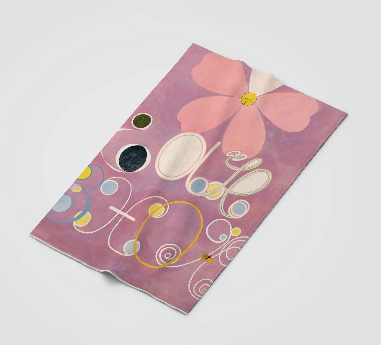 Hilma Af Klint - I dieci più grandi (n. 2) coperta in pile da Kimtoth Skrzypek
