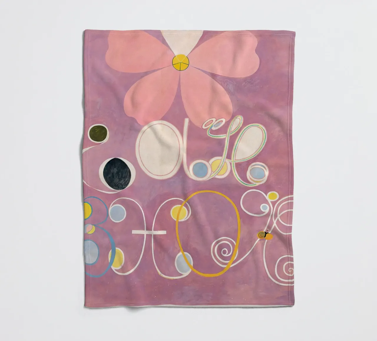 Hilma Af Klint - I dieci più grandi (n. 2) coperta in pile da Kimtoth Skrzypek