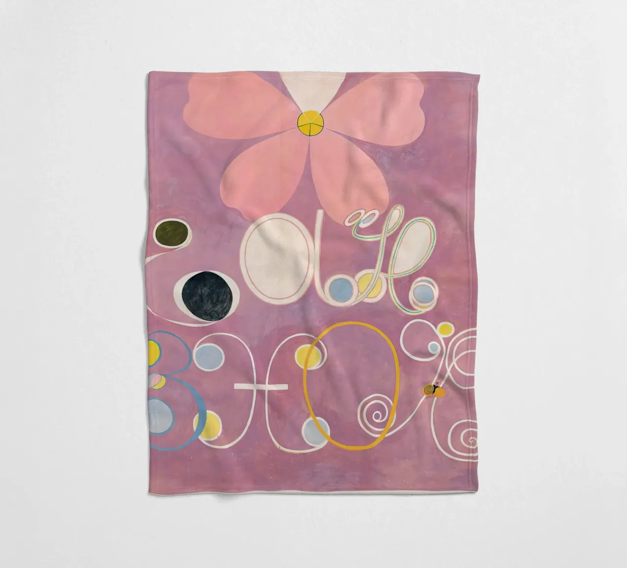 Hilma Af Klint - I dieci più grandi (n. 2) coperta in pile da Kimtoth Skrzypek