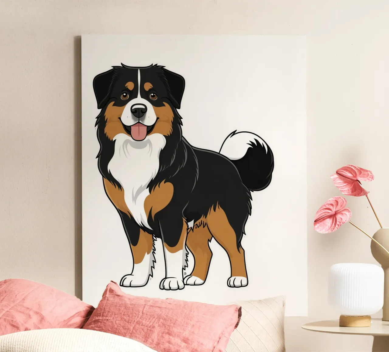 Liefste, liefste, liefste #34 canvas met Baklijst van Yumis.Beargang.and.Me