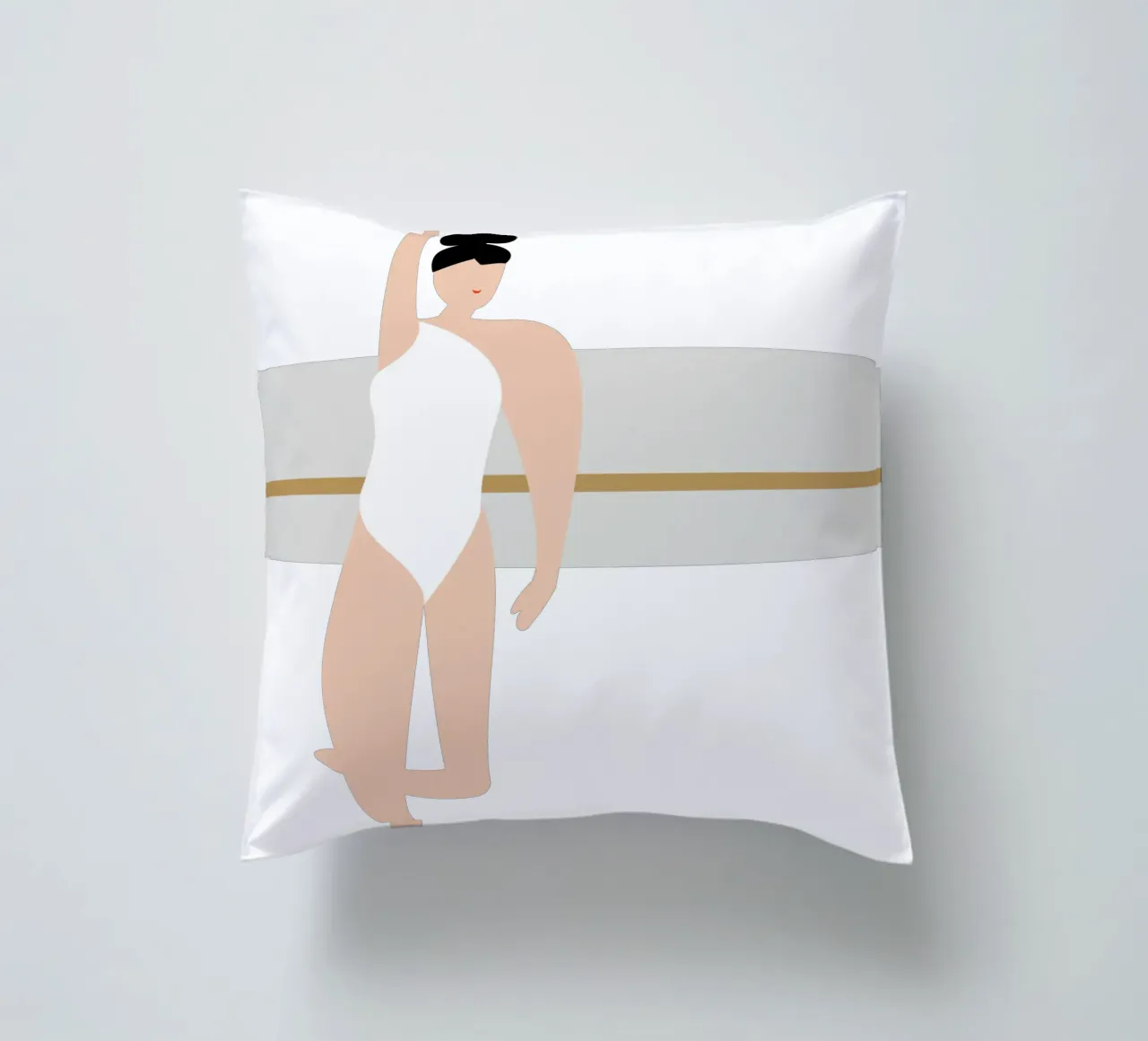 alle Körper sind toll. cuscino da FRICKE DESIGN