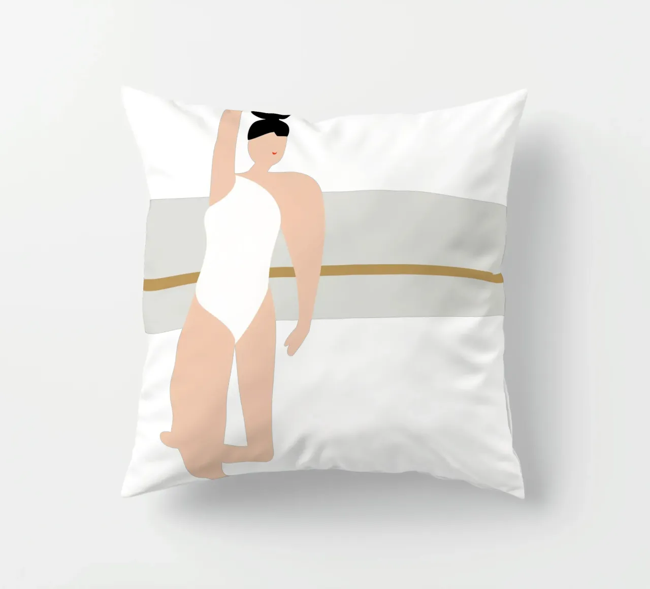 alle Körper sind toll. cuscino da FRICKE DESIGN