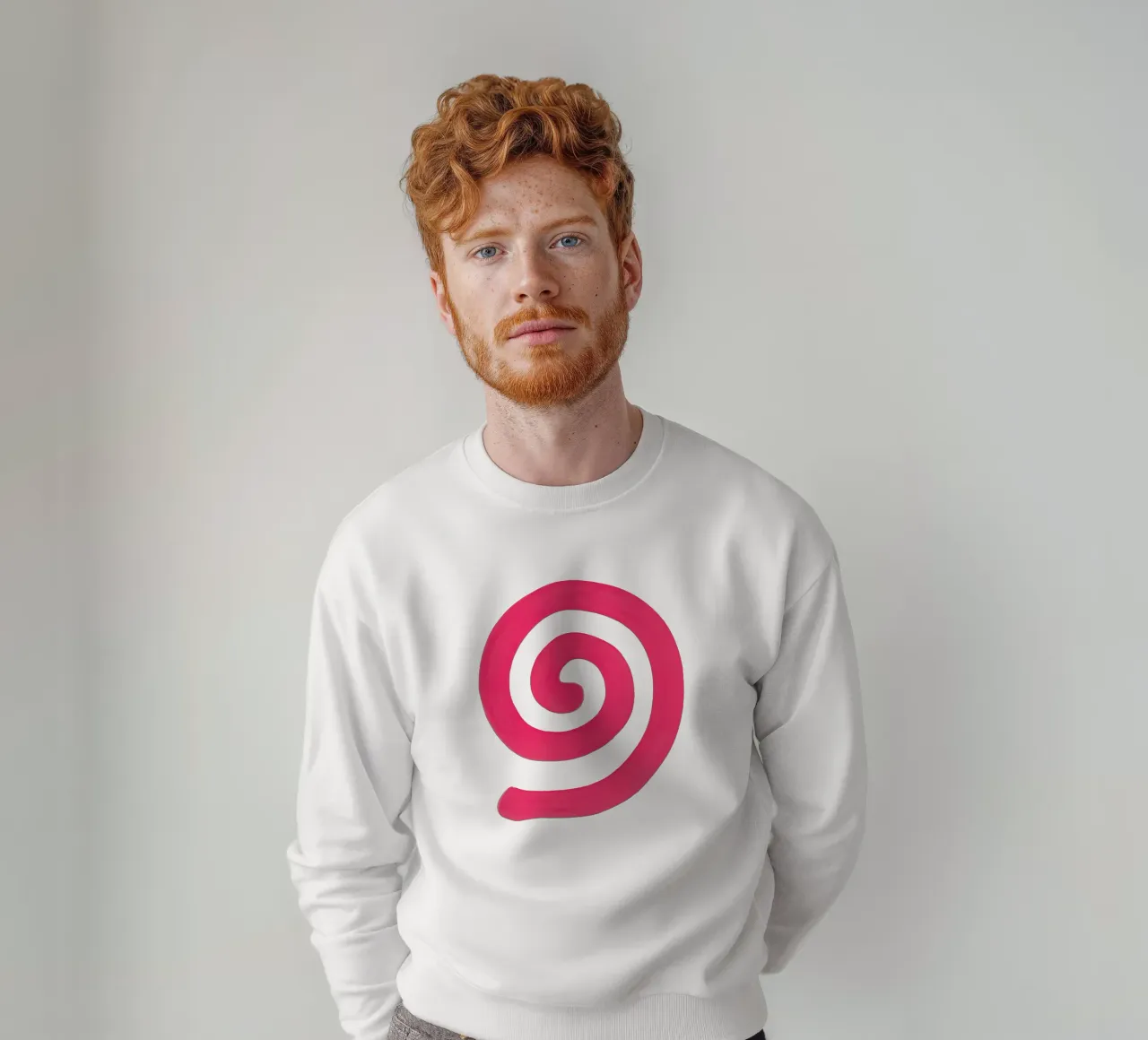 Pink Vortex - Flow Form Series felpa da SMPLE
