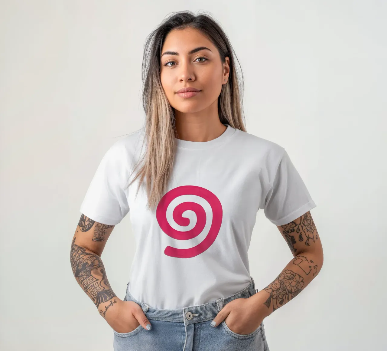 Pink Vortex - Flow Form Series t-shirt da SMPLE