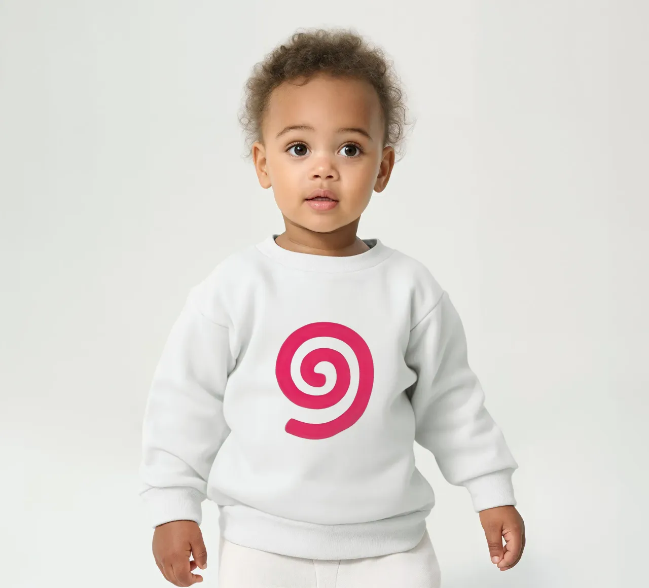 Pink Vortex - Flow Form Series felpa neonato da SMPLE