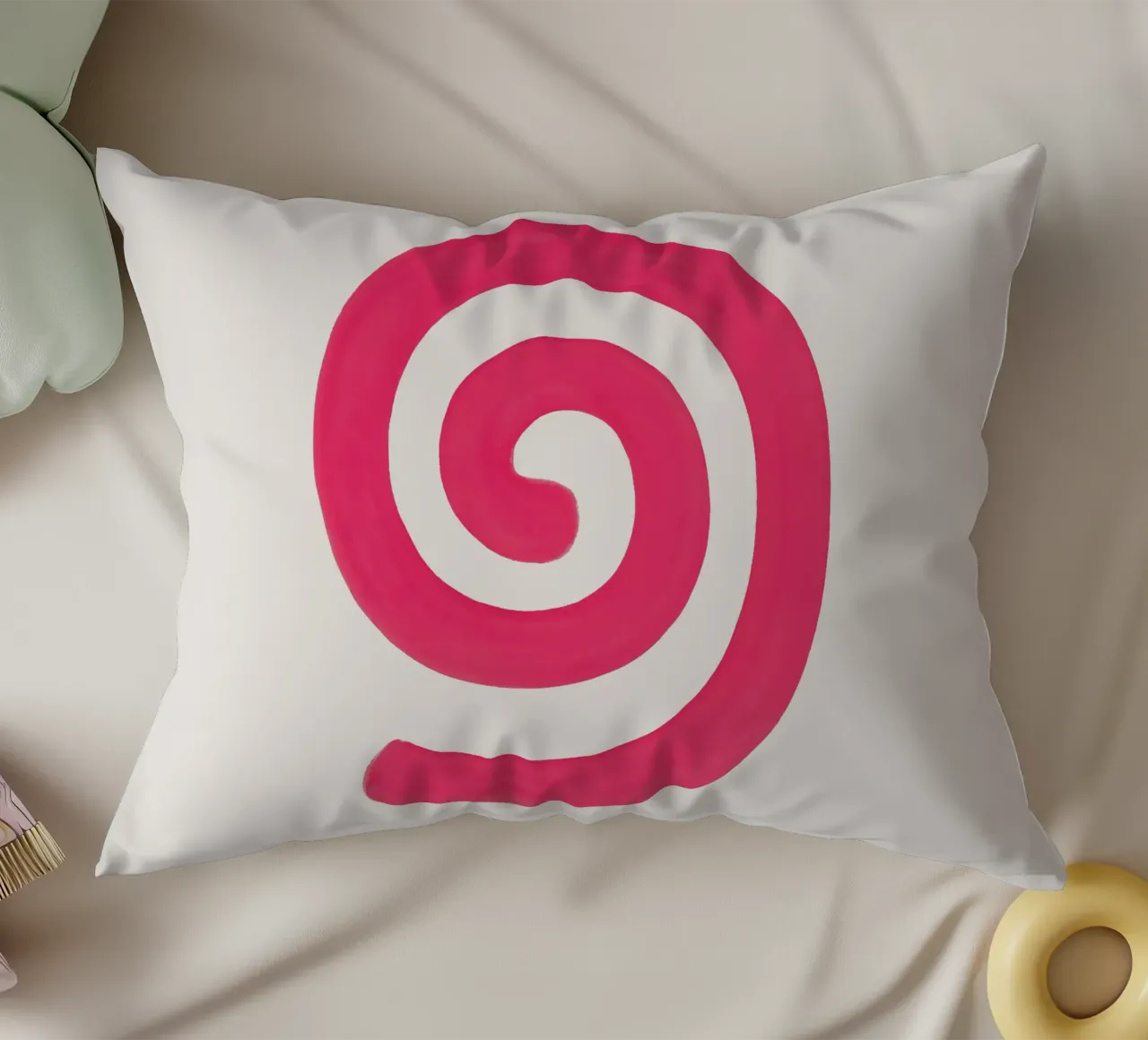 Pink Vortex - Flow Form Series cuscino da SMPLE