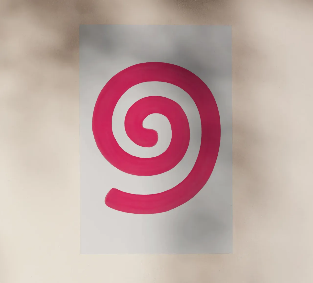 Pink Vortex - Flow Form Series pellicola backlit da SMPLE