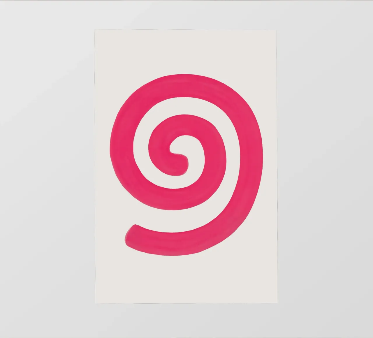 Pink Vortex - Flow Form Series pellicola backlit da SMPLE