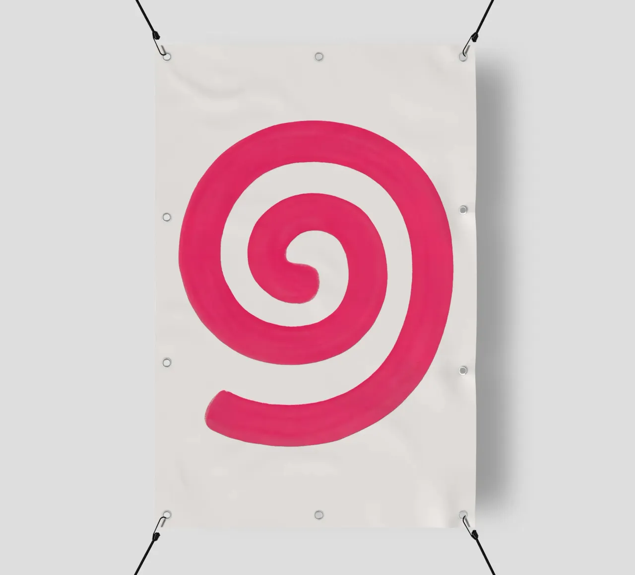 Pink Vortex - Flow Form Series telo in pvc da SMPLE