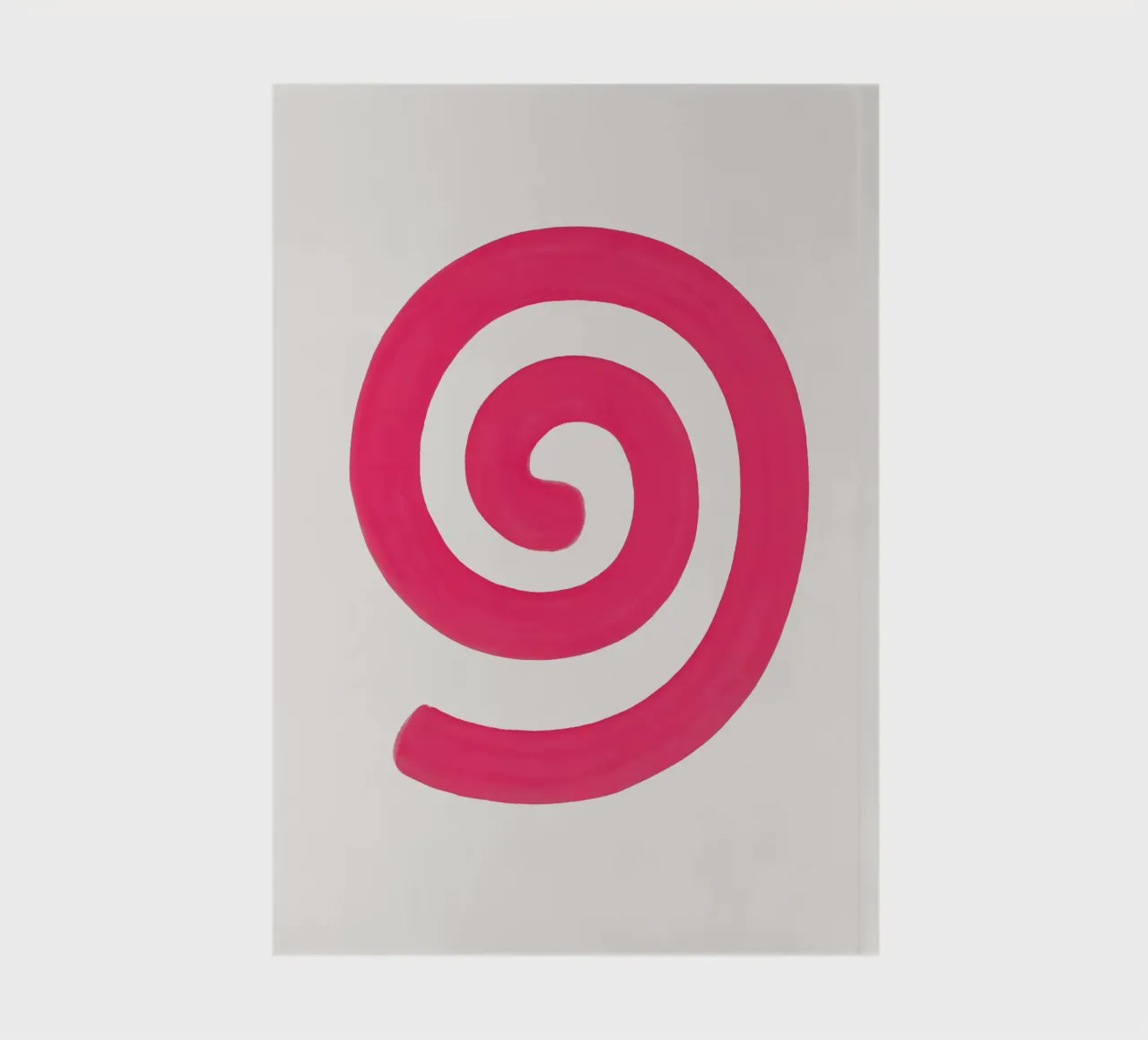 Pink Vortex - Flow Form Series notebook by SMPLE