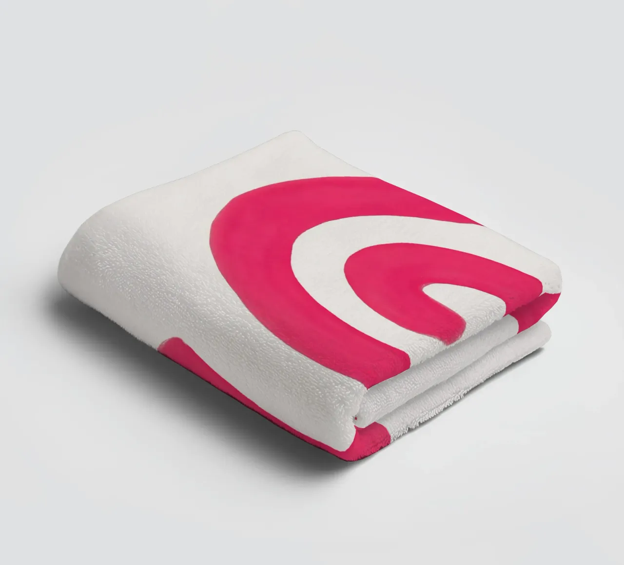 Pink Vortex - Flow Form Series asciugamano da bagno da SMPLE