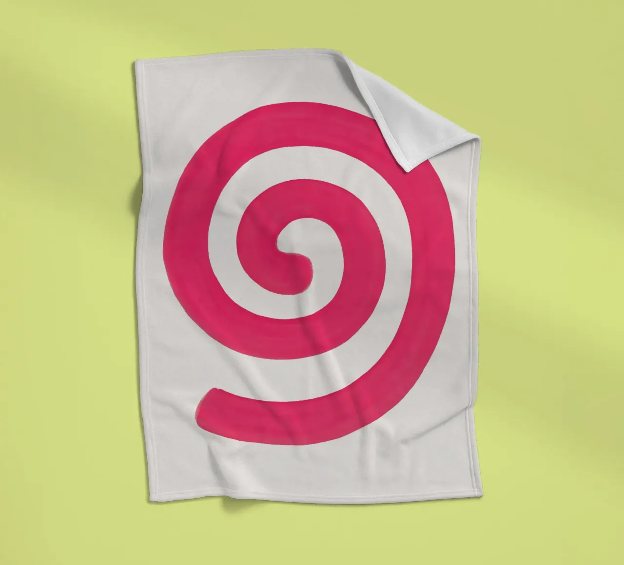 Pink Vortex - Flow Form Series coperta in pile da SMPLE