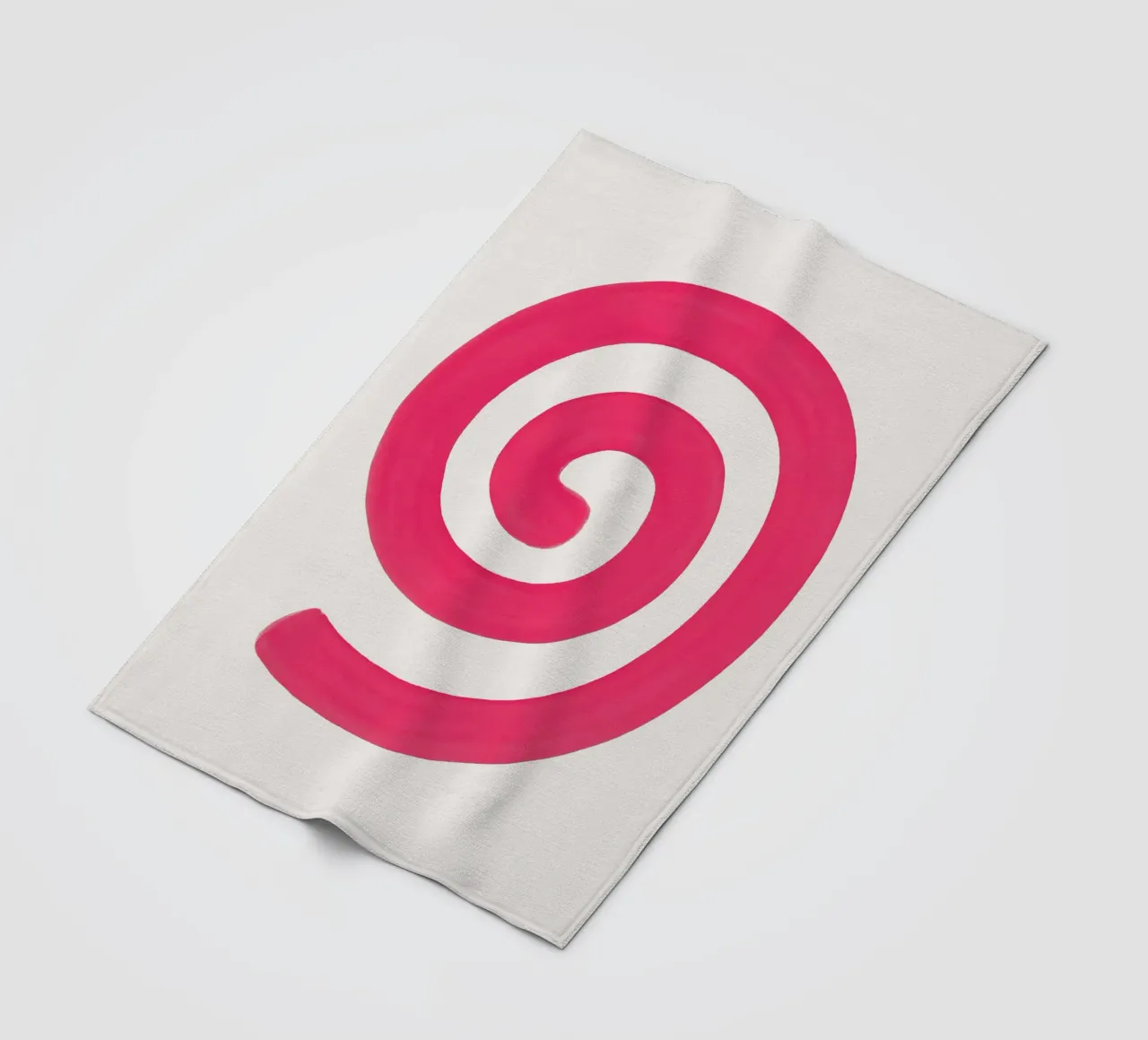 Pink Vortex - Flow Form Series coperta in pile da SMPLE