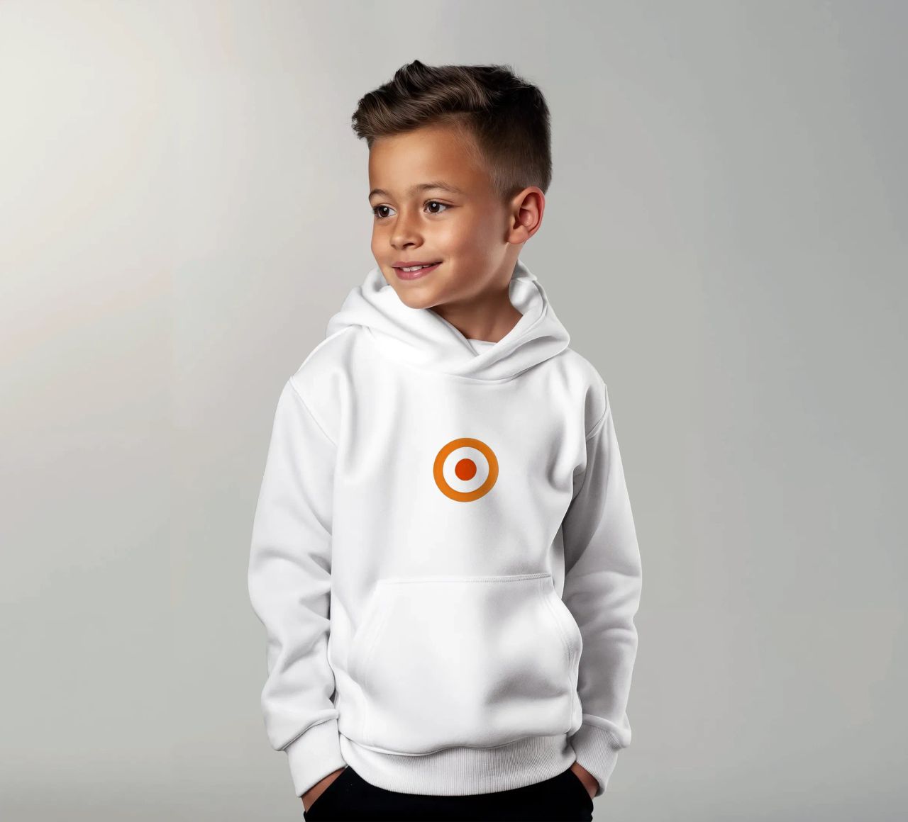 Inner Orbit - Flow Form Series felpa bambino con cappuccio da SMPLE