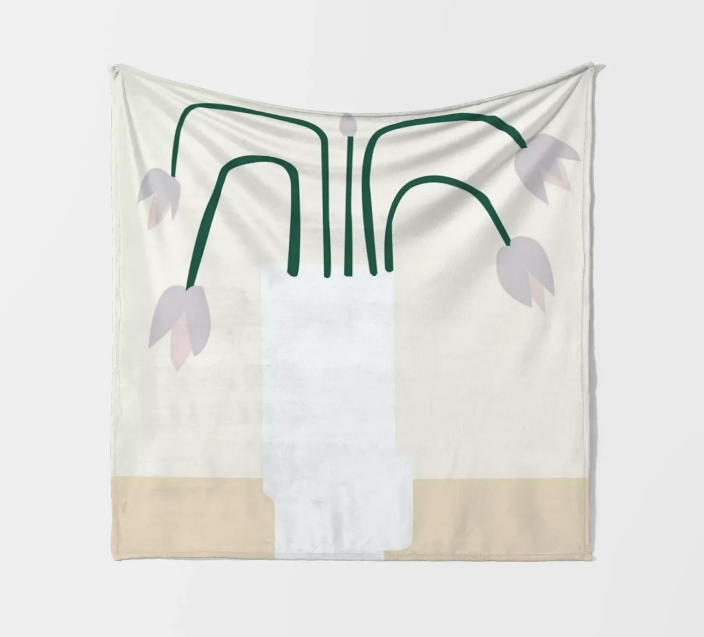 Flower fleecedeken van Helena Ravenne