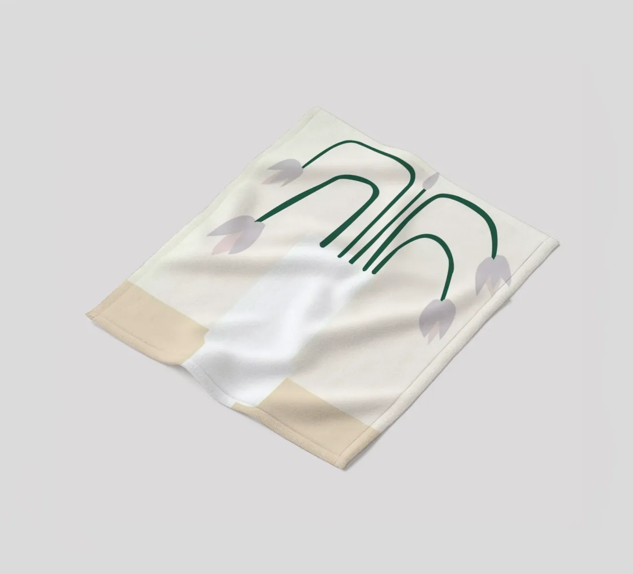 Flower Fleecedecke von Helena Ravenne