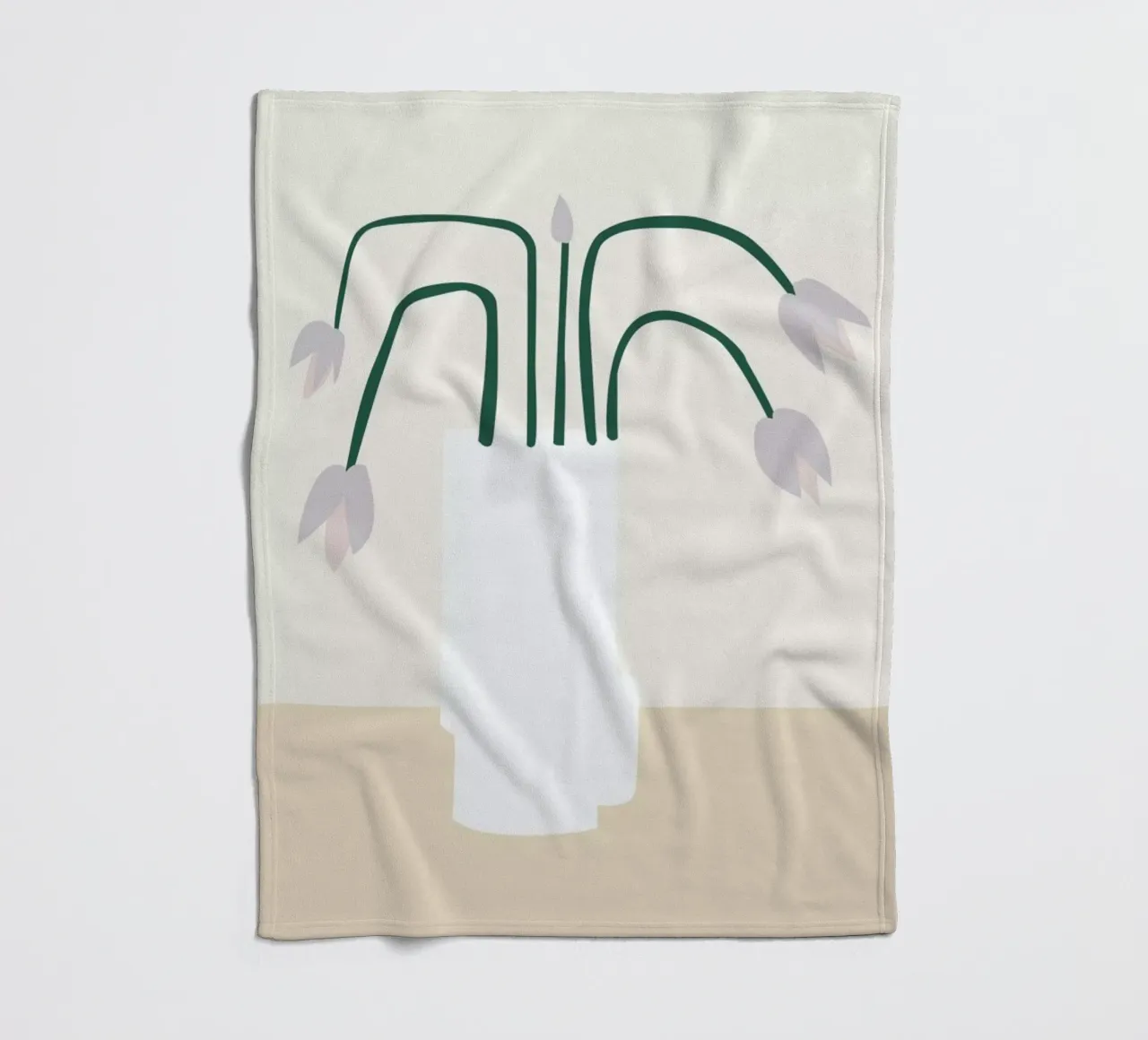 Flower Fleecedecke von Helena Ravenne